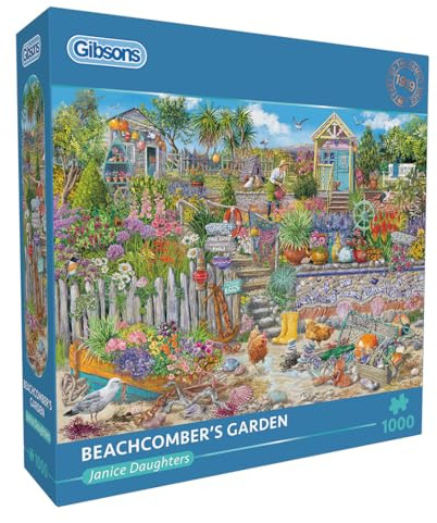 Gibsons Puzzle Beachcomber's Garden 1000 Teile Premium Karton