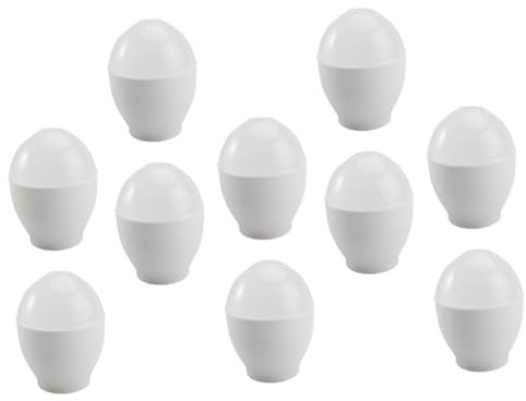 Cabilock 10stücke Teiliges Mikrowellen-ei-behälter -freiem Material Dämpfen Von Eiern Leicht Zu Reinigen Und Platzsparend Für Küche Restaurant Und Desserts