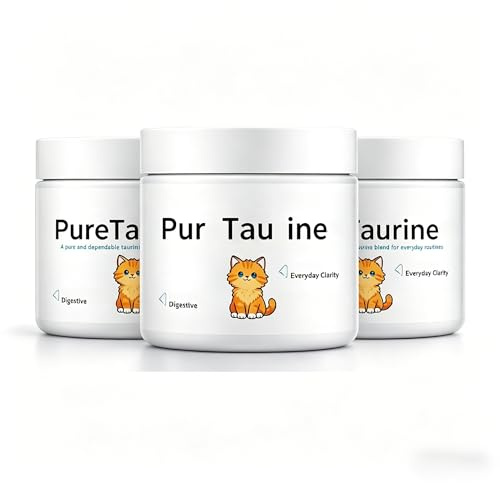 Taurin för katter – för alla åldrar, inklusive kattungar (2 st),3pcs