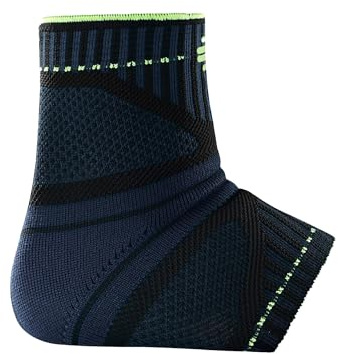 BAUERFEIND, 1 Chevillère de Sport, pour Le Soutien des Chevilles Pendant Le Sport, pour la Compétition et l'Entraînement, À Porter à Droite ou à Gauche, Taille XL, Noir, 11419481170014