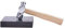 BENECREAT 6 Zoll Schmuck Mini Hammer Eisenkopf Kugel Pein Hammer Starker Holzgriff mit Gummibankblock für Schmuckherstellung DIY Handwerk