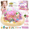 Gralal Cadeau Fille 3-10 Ans, Activités Manuelles Enfants Licorne, Bricolage Veilleuse, Jouet Créatif, Loisirs Anniversaire