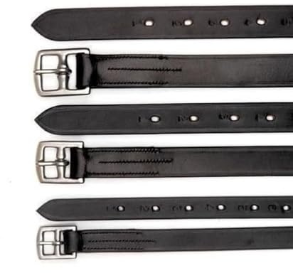 Bow & Arrow Stirrup Leathers for Horse Saddle – Durable Safety Stirrup Straps with Steel Buckles – Classic Adjustable Riding Gear for Equestrian Riders