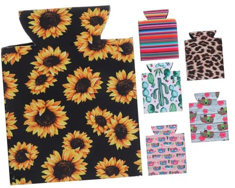 SECFOU Fundas Para Latas De Bebida De Neopreno Aislantes, Pack De 6 Unidades Multicolor, Funda Para Botella y Lata, Mantiene Frío y Calor, Reutilizable Para Uso Exteriores y Fiestas