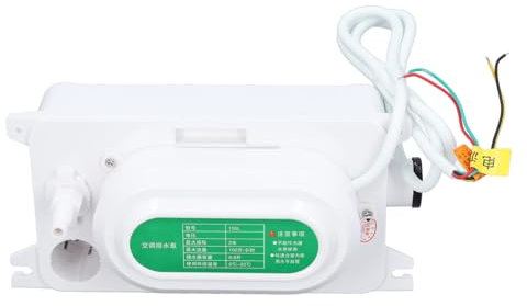Bomba de Condensado, Bomba de Condensado Automática HVAC con Tanque de 500 Ml, Drenaje de Eliminación de Condensado Bomba de Flujo de 100 L/H, Bomba de Refrigeración por Agua