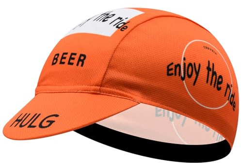 HULG Casquette de Cyclisme,Bonnet sous Casque de vélo,Chapeau de vélo d'été léger,Doublage du Casque de vélo, Absorption et Transpiration d'humidité respiratoires et Rapides (Style-04)