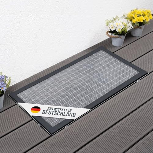 empasa Lichtschachtabdeckung 'EXPERT' mit Schnellverschluss, Alu-Rahmen in Silber oder anthrazit, Eva-Gewebe, Kellerschachtabdeckung, als Selbstbausatz in 60 x 115 cm oder 80 x 150 cm