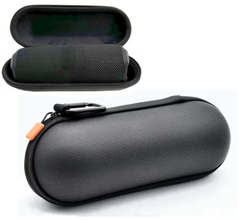 Étui rigide pour haut-parleur JBL Flip 7, étui de transport portable Flip7 Sac de rangement EVA rigide antichoc Housse de protection Organiseur de voyage avec mousqueton