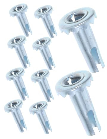 DIYEAH 10pièces Douille De Roulette Métal Pour Tige De Roulette Insert De Douille De Roue Accessoire De Remplacement Pour Meuble