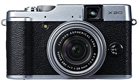 Fujifilm X20 Kompaktkamera 12MP 2/3 CMOS 4000 x 3000pixlar Silver - Digitalkamera (12 MP, 4000 x 3000 pixlar, CMOS, 4X, Full HD, Silver)