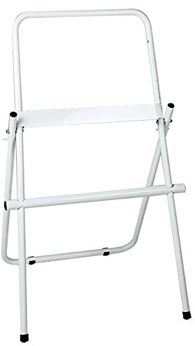 VERDELOOK Portarotolo in Metallo Verniciato da Terra e da Muro, 92x46 cm Diametro 20 mm