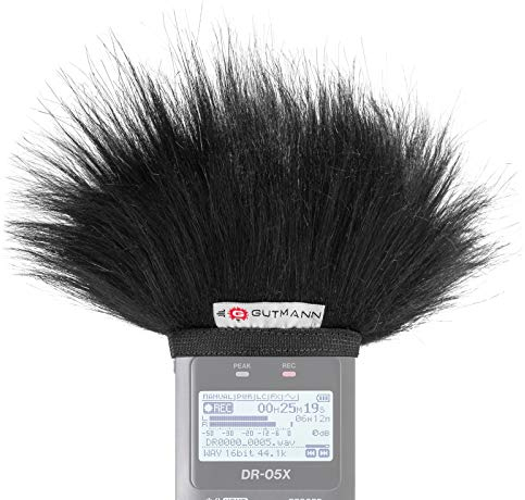 Gutmann bonnette Anti-Vent Protection Contre de Bruit Le Vent pour Tascam DR-05 / DR-05 V2 / DR-05X | Made in Germany