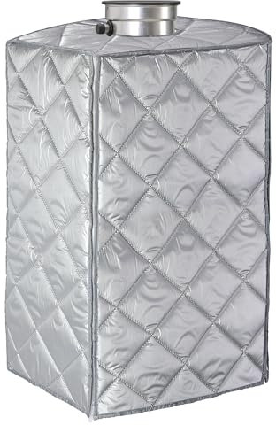 moonoom Tankless Water Heater Cover with Zippers,Thickened Water Heater Enclosure Cover, Outdoor Water Heater Protective Cover for Freezing Weather Insulation