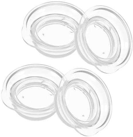 Healifty 4piezas Funda Aislante para Taza De Yerba Mate De Protector Antipolvo Tapa De Plástico Accesorios para Taza Fáciles De Usar para Conservar El Calor Cocina o Despacho