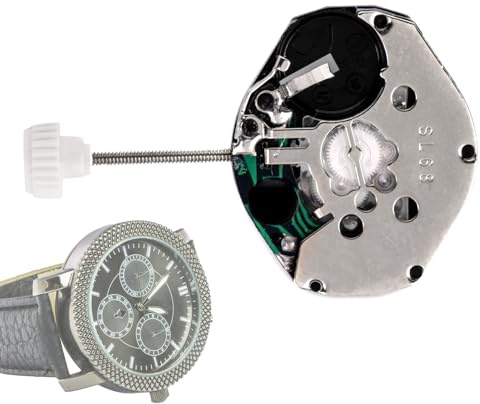 Sghtil Movimiento de Reloj para Reparación, Pieza Mecánica para Reloj, Recambio Conveniente para Talleristas Y Relojeros para Trabajo Diario Mantenimiento Y Viajes