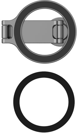 Qsvbeeqj Base de montaje plegable para teléfono con adaptador de zapata fría y rosca de 1/4 para transmisión en vivo, accesorios de cámara, soporte ajustable para trípode para teléfono