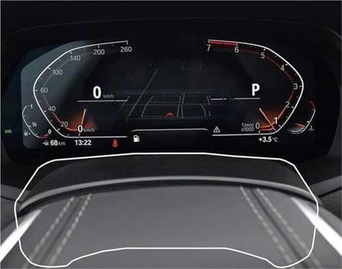 Skärmskydd Bilinteriör Instrumentpanel Härdat Glas Skyddsfilm Skärmskydd För BMW För X3 För X4 G01 G02 2020 Navigeringsskyddsfilm(Low match)