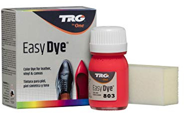 TRG The One Easy Dye, Leather Shoe Color Restore Paint, 803 Red Fluorescent, 25 ml