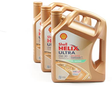 3x5 Liter Shell Helix Ultra ECT C2 / C3 0W-30 Motoröl, 5 Liter