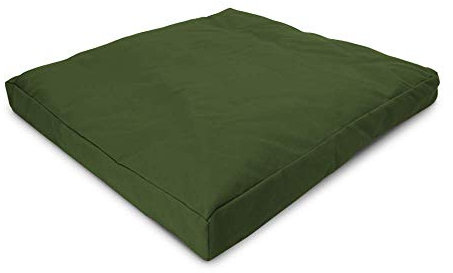 Bean Products Zabuton Meditation Cushion, Cotton Filled Pillow - Earth