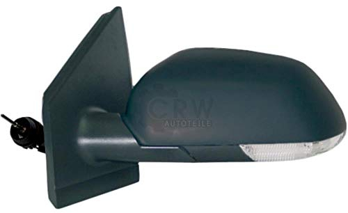 Rétroviseur extérieur complet gauche pour POLO (9N_) réglable mécaniquement asphérique.