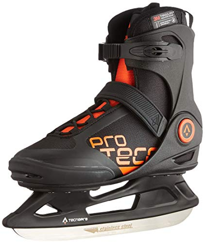 TECNOPRO Phoenix M 2.0, Herren Feldhockeyschuhe, Schwarz (Black/Orange 900), 41 EU (7 UK)