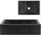 BaraSh Waschbecken 45x30x12 cm Marmor Hochglanz-Schwarz Waschtisch GäSte Wc Badezimmer ZubehöR