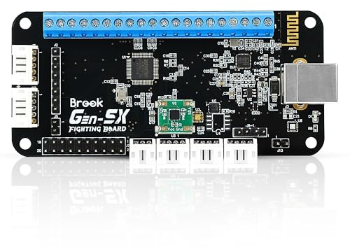 Brook Gaming Gen5X Fighting Board - Ultimate Multi-Platform Supports PS5, XB Series, XS, Switch and PC - Lightning-Fast Response Times for Fighting Gaming
