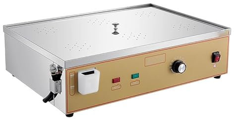 Vaporera eléctrica for cocinar, máquina for Hacer Bollos al Vapor de 2, 4 y 6 Orificios, vaporera eléctrica Comercial, Temperatura de 30 a 110 °C, Suministro de Agua Independiente.(6 Holes)
