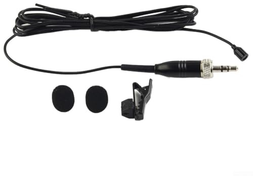 Ensemble de microphones comprenant micro cravate et pare-brise, parfaitement adapté pour les applications d'enregistrement audio mains