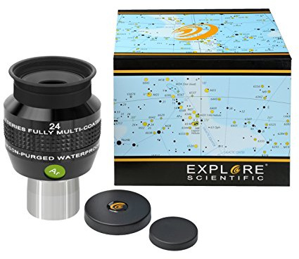 Explore Scientific 68° AR Oculaire avec Traitement Multicouche EMD et Remplissage d'argon, différentes Tailles