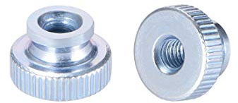 uxcell Knurled Thumb Nuts, 20Pcs M4x0.7mm Iron Round Knobs Fastener for 3D Printer Parts