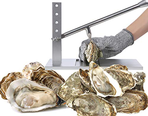 Oyster Shucker 5892 - Set di coltelli per ostriche resistenti in acciaio INOX, strumento pratico per hotel, buffet e case e regalo