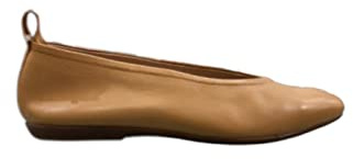 Wonders - A8661 Bailarina Plana Mujer en Color Cuero. Modelo Casual de Corte Redondo, Detalle de Doble Pespuntes y Tirador Trasero para: Mujer Color: Sanda Talla: 40