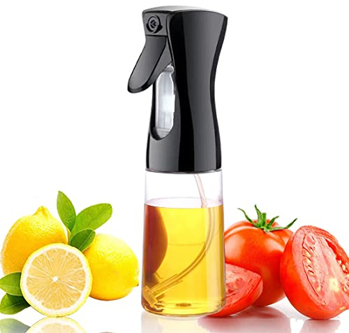 Teegxddy Spruzzatore Olio. Spruzzino Olio per Friggitrice ad Aria. 200 ml Vaporizzatore Olio da Cucina. Nebulizzatore Olio Alimentare. Spruzzino per Alimenti