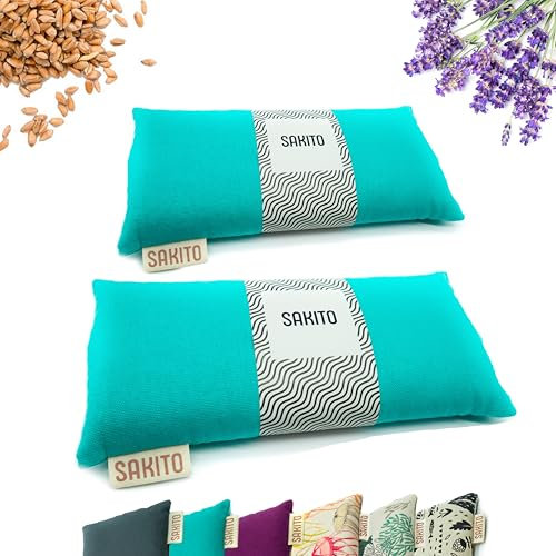 2 (uds) Saco Termico Microondas (25x12 cm) - Cojin Termico Natural para Dolores Menstruales - Uso Caliente o Frio - Gran Retencion de Calor - Muy Duradero, Tela de Primera Calidad - Aroma a Lavanda