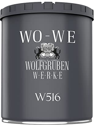 WO-WE Fassadenfarbe Wandfarbe Wandanstrich Fassadenbeschichtung für Außen Weiß 750ml