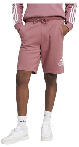 Adidas Essentials - Pantalón Corto de Rizo francés con Logotipo Grande, XL Alto de 3 Pulgadas
