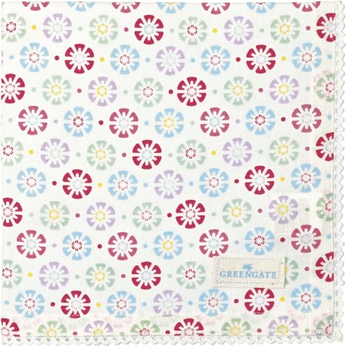 GreenGate Rike Stoffserviette mit Spitze White 40x40cm
