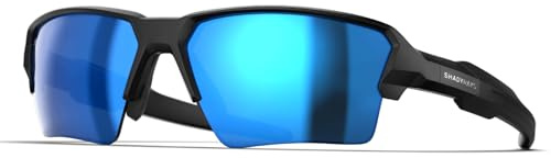 Shady Rays Talon - Black Glacier/Blue Glacier Mirror Lens, Standard Fit