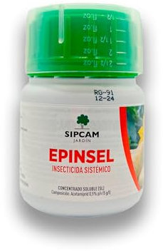 Insecticida Sistémico Epinsel 100 ml (Nueva Alternativa a EPIK) MUY EFICAZ | Contra Cochinillas, Pulgones, Mosca Blanca, Escarabajo de la Patata y Minadores | Protección hasta 4 Semanas | Nexum Market