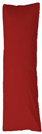 Bellana Seitenschläferkissen Bezug Stillkissen Mako Jersey 40x140 cm Farbe: rubin