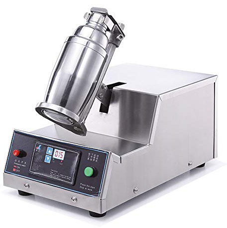 CGOLDENWALL Máquina de tetera de leche para temblores horizontal de la tienda de té Schick Cup de acero inoxidable auto máquina de hacer leche