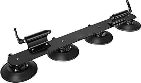 Dachgepäckträger Fahrradträger Mit Saugnapf Für Autodach Sucker Schnellspanner Fahrradträger Aus Aluminiumlegierung Mit Saugnapf Für 2 Fahrräder Dachträger