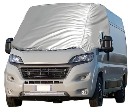luolety Front Windscreen Wrap Cover for VW Craftter 2018-2024, Windshield External Thermal Front Window Cover Snow Cover Ice Shield Dust Sun Screen Wrap Cover