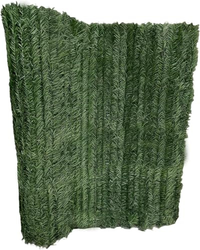 Seto Artificial Ocultación valla Jardín Thayba - Seto Decorativo, Ocultación 90%, Tratamiento UV, Color Verde (1x3)