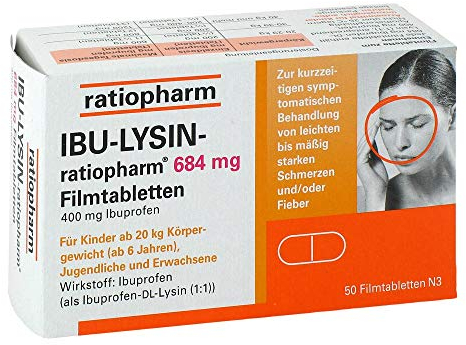 IBU-Lysin-ratiopharm 400 mg Filmtabletten