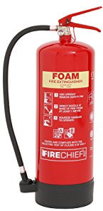 Firechief FXF9 Foam Extinguisher, XTR, 9 L, Red
