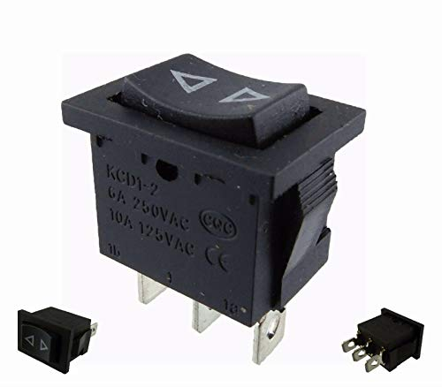 Pulsador Interruptor 3 Posiciones Empotrado de 19,5 x 12,5 mm ON/OFF/ON, Pulsador no Encaja, Actualmente