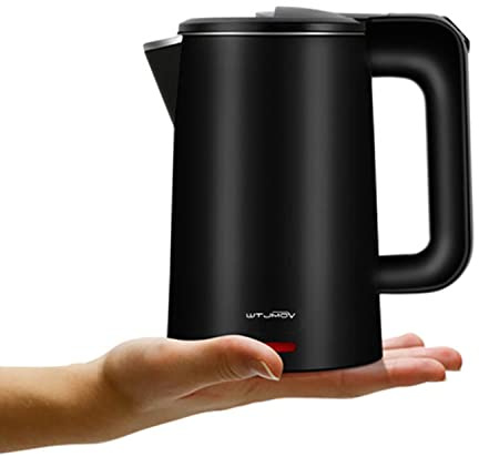 0.8L Electric Kettle Stainless Steel, 800 Watts Small Electric Kettle 27 Ounce Fast Boil Auto Shut-off, Portable Water Boiler for Small Kitchen, Business Trip and More